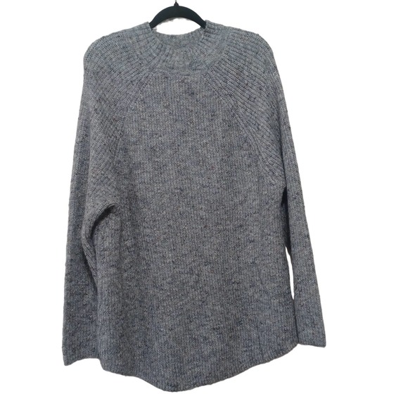 Liz Claiborne Plus Womens Knit Sweater Grey Size 1X NWT - Picture 2 of 2